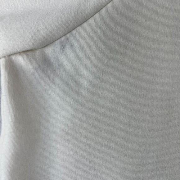 Peloton Sweater Women's XL Incline Side Zip Pullover Off White Pink Accents - Picture 8 of 8